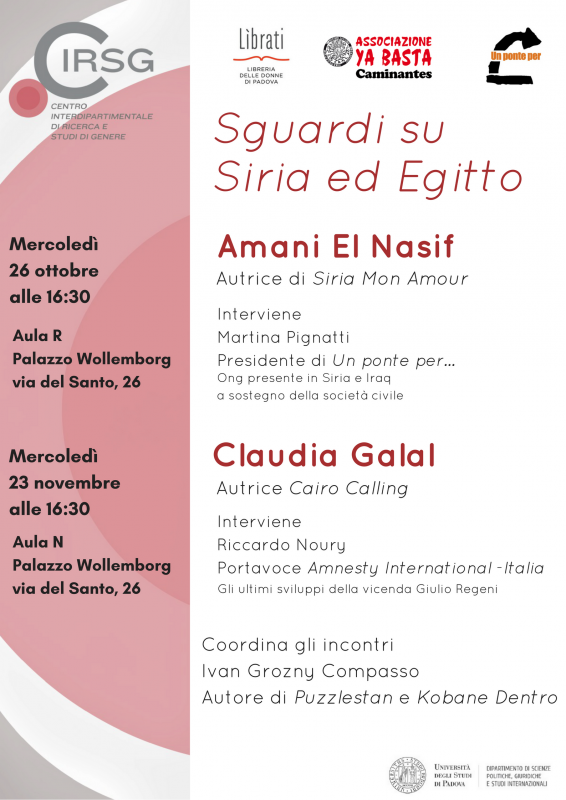 Sguardi su Siria ed Egitto