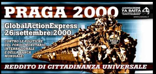 Settembre 2000 – A Praga con il treno zapatista contro FMI e BM