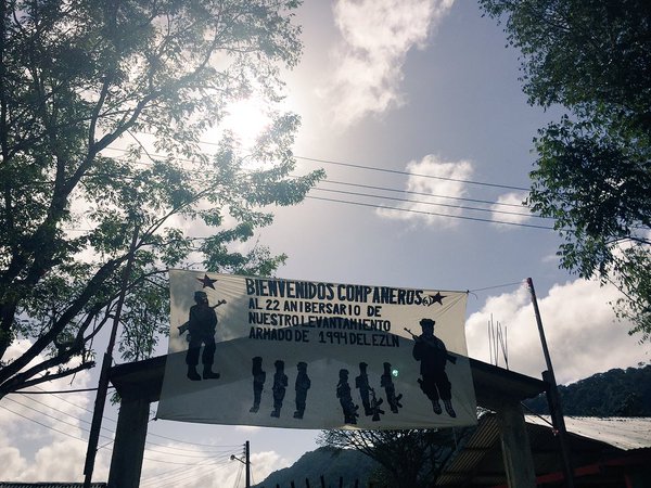 22° Anniversario del levantamiento zapatista a La Realidad in Chiapas