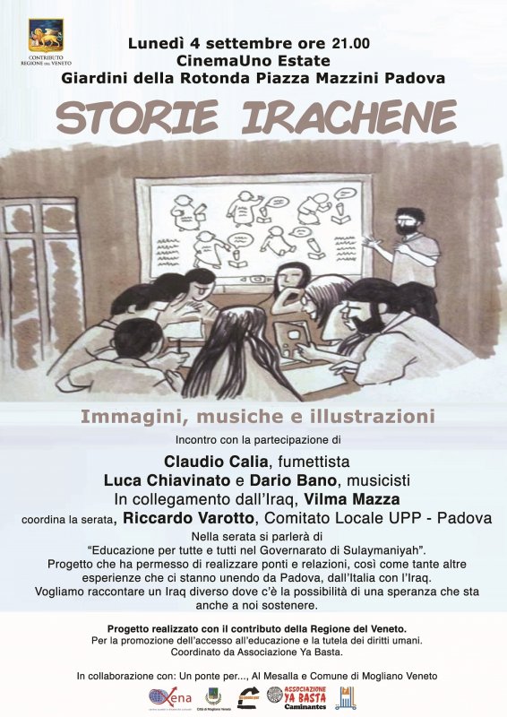 Storie irachene con il Progetto Educazione per tutte e tutti Sulemany in Iraq