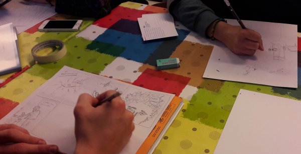 Disegnare il futuro. Scambio in Marocco