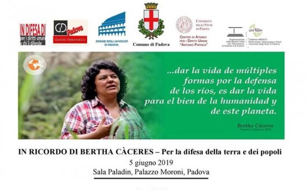 A Padova in ricordo di Bertha Caceres