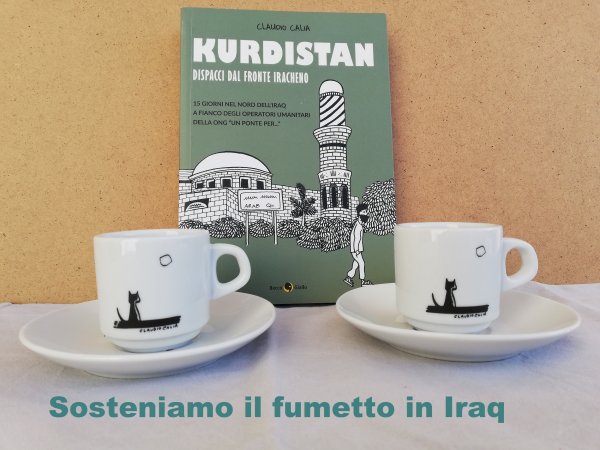 Con Claudio Calia sosteniamo la scena del fumetto in Iraq
