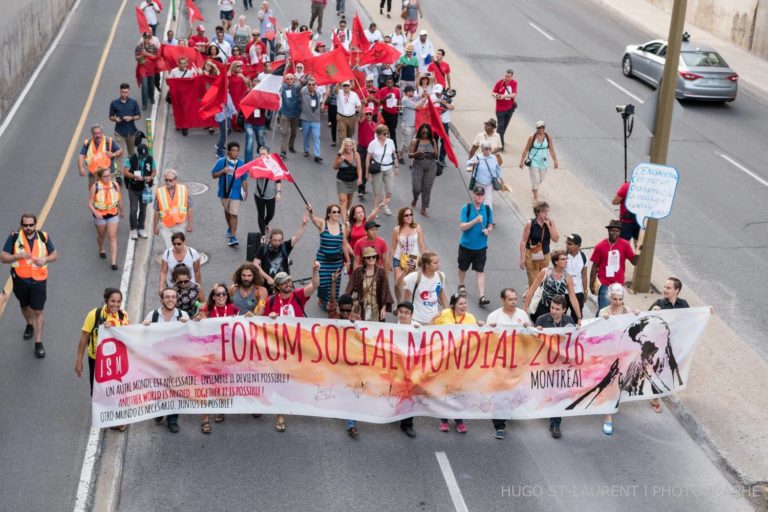 Forum Sociale Mondiale a Montreal in Canada