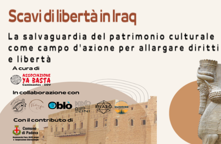 Scavi di libertà in Iraq a Padova il 20 e 21 marzo 2024